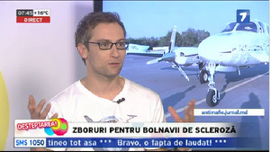 Fly for MS on Moldova's main TV station